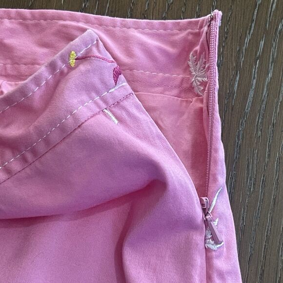 Island Republic Golf Skort Womens Size 14 Pink Embroidered Palm Tree Golf Cart - Picture 5 of 12